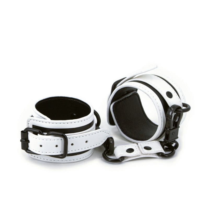 NS Novelties GLO Glow-in-the-Dark Green Synthetic Bondage Wrist Cuffs