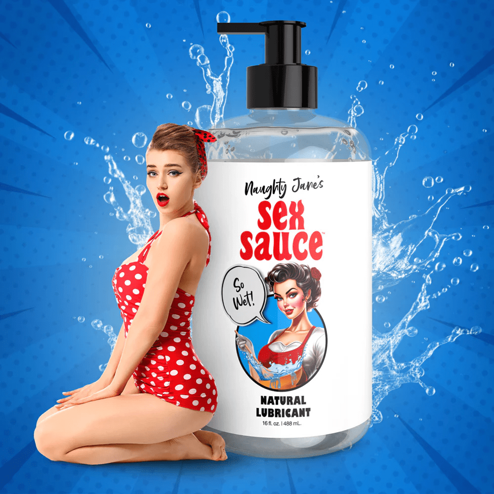 Naughty Jane's Premium Natural Water - Based Sex Lubricant for Intimate Moments