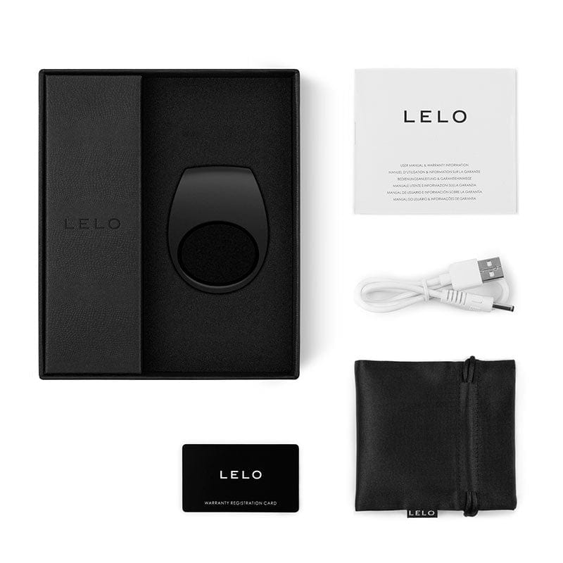 Lelo Tor 2 Rechargeable Waterproof Vibrating Cock Ring for Couples