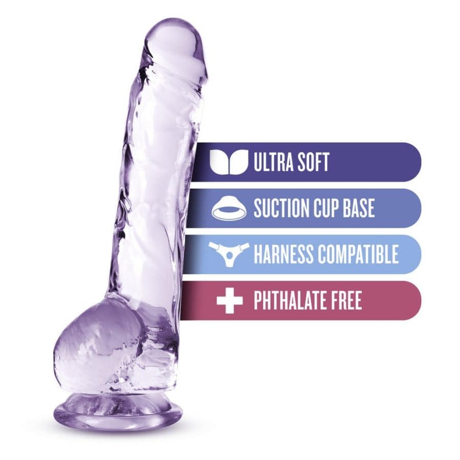 Blush Naturally Yours 8-Inch Realistic Crystalline Pleasure Dildo