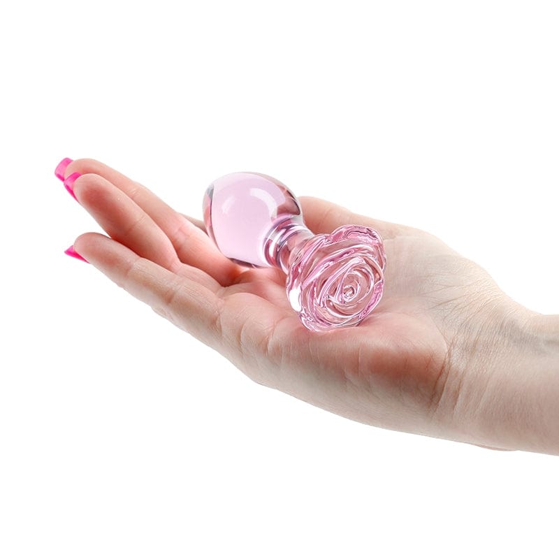 NS Novelties Exquisite Crystal Rose - Decorative and Functional Glass Product