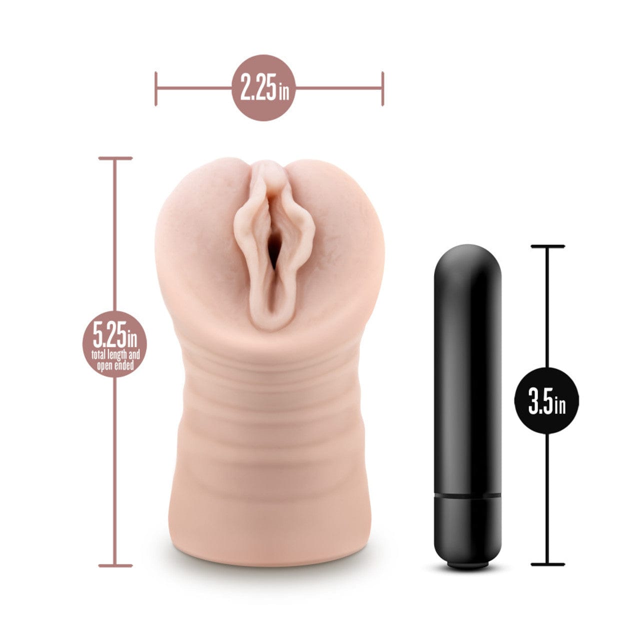 Blush EnLust Destini AI - A Premium Vibrating Male Stroker for Ultimate Pleasure