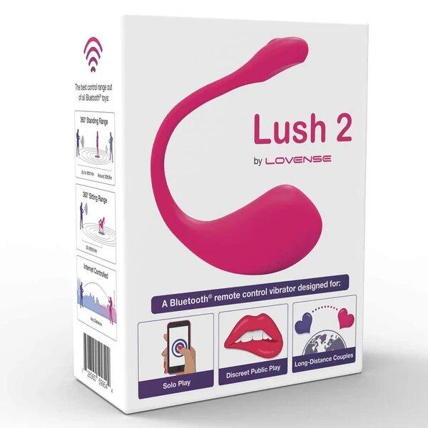 Lovense Lush 2: Bluetooth-Controlled, Waterproof Vibrator for Enhanced Pleasure