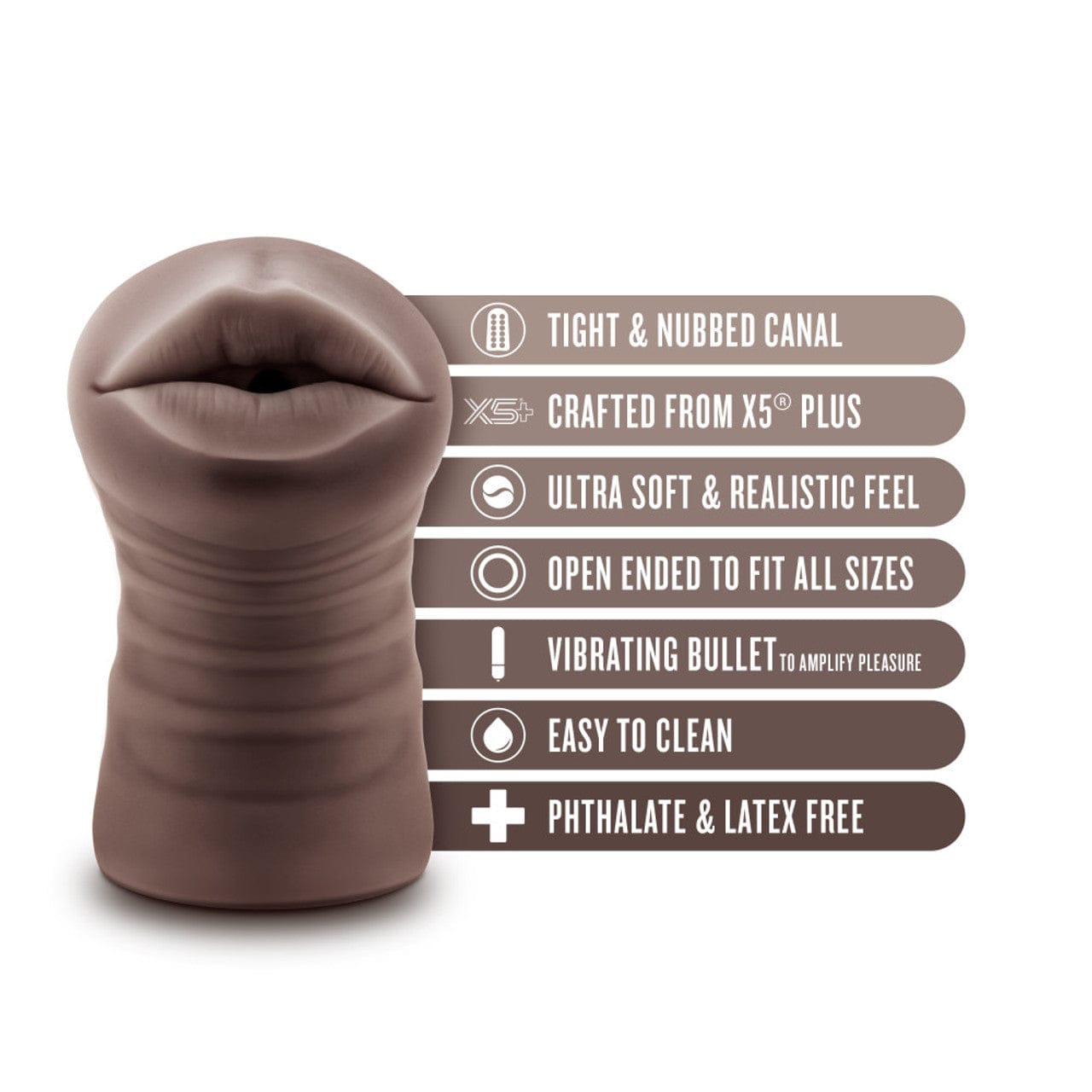 Blush EnLust Krystal AI - An Ultra - Soft Vibrating Male Stroker for Unmatched Pleasure