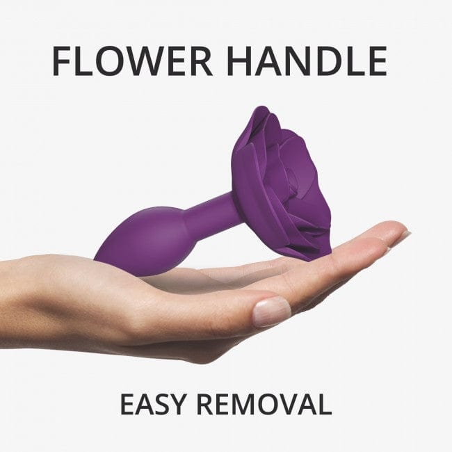 Love to Love Open Roses Small-sized Luxury Silicone Anal Butt Plug for Intense Anal Pleasure