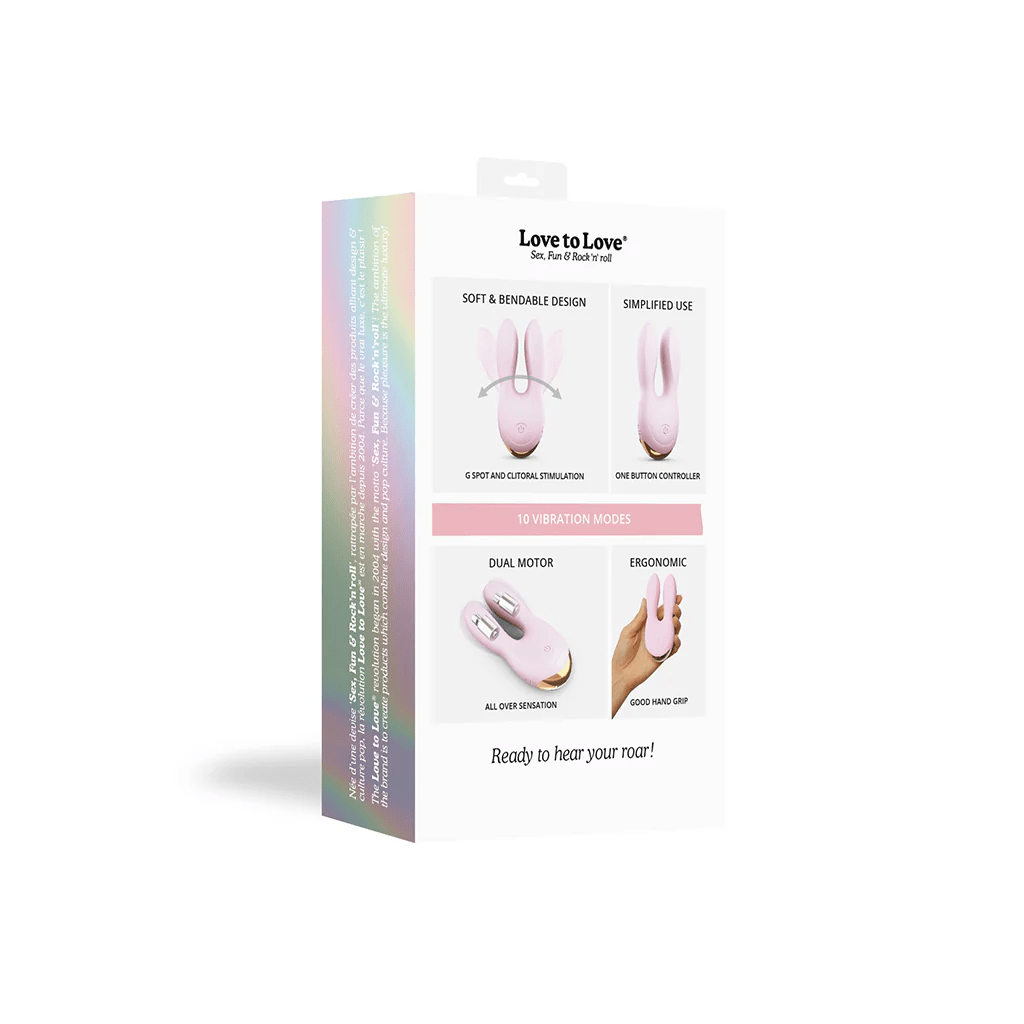 Love To Love Quiet & Powerful Clitoral Stimulator with Dual Motors