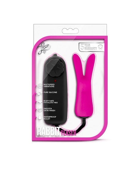 Fuchsia Blush Luxe Rabbit Teaser with Customizable Pleasure