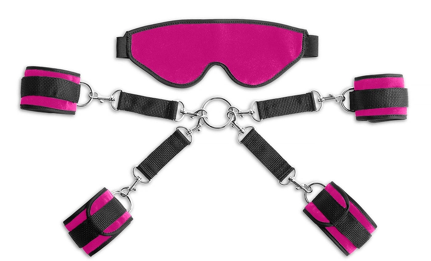 Liberator Premium Deluxe Bond Cuff and Soft Blindfold Kit for Intimate Moments