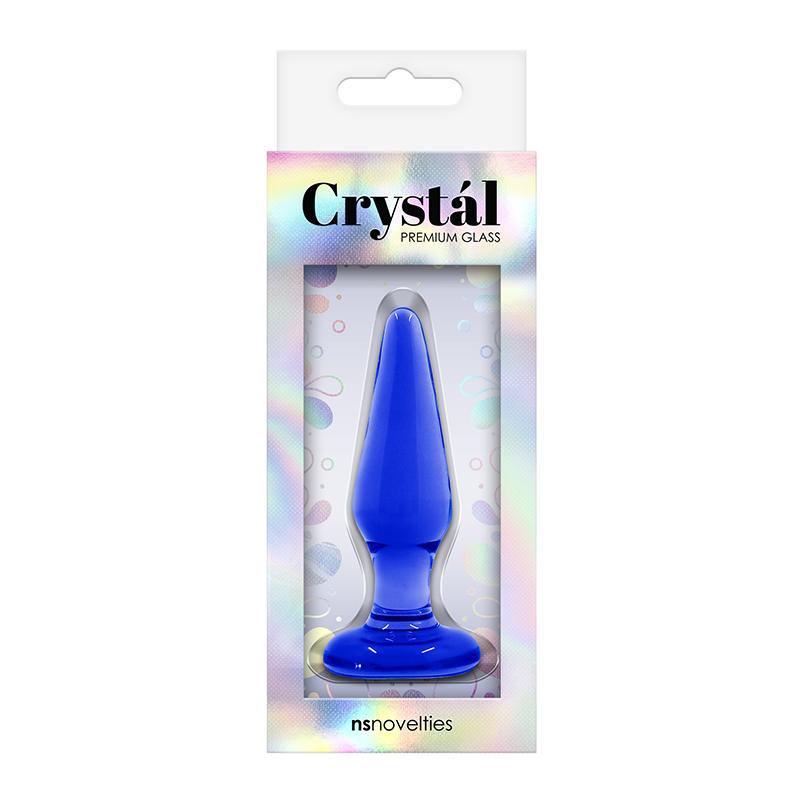 Small NS Novelties Crystal Tapered Anal Plug for Intimate Use