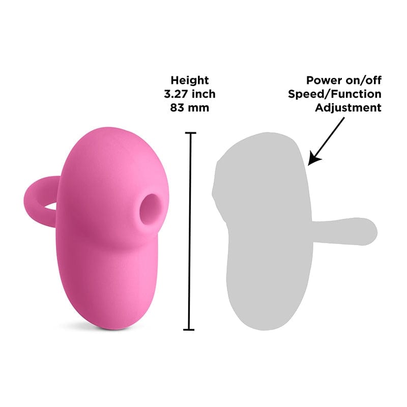 NS Novelties Inya Allure Rechargeable Plush Silicone Clitoral Stimulator