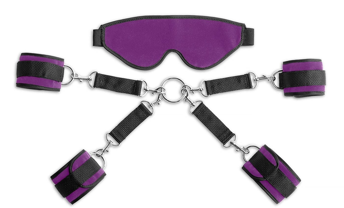 Liberator Premium Deluxe Bond Cuff and Soft Blindfold Kit for Intimate Moments
