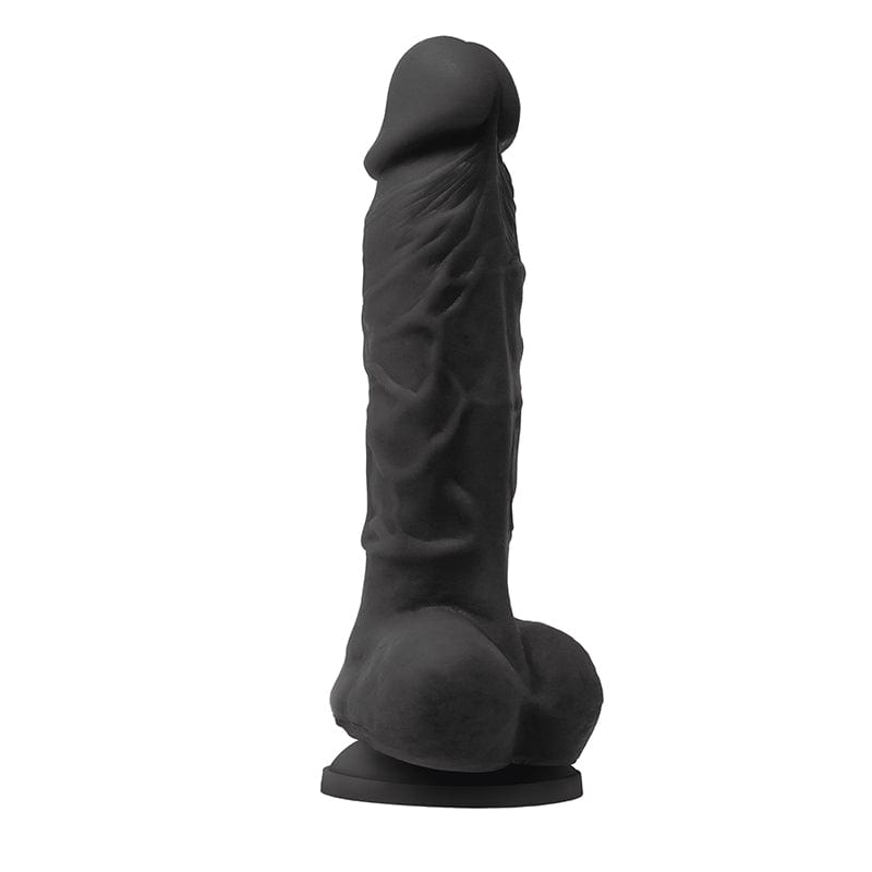NS Novelties 5-Inch Vibrating Black Dildo with Colorful and Realistic Design