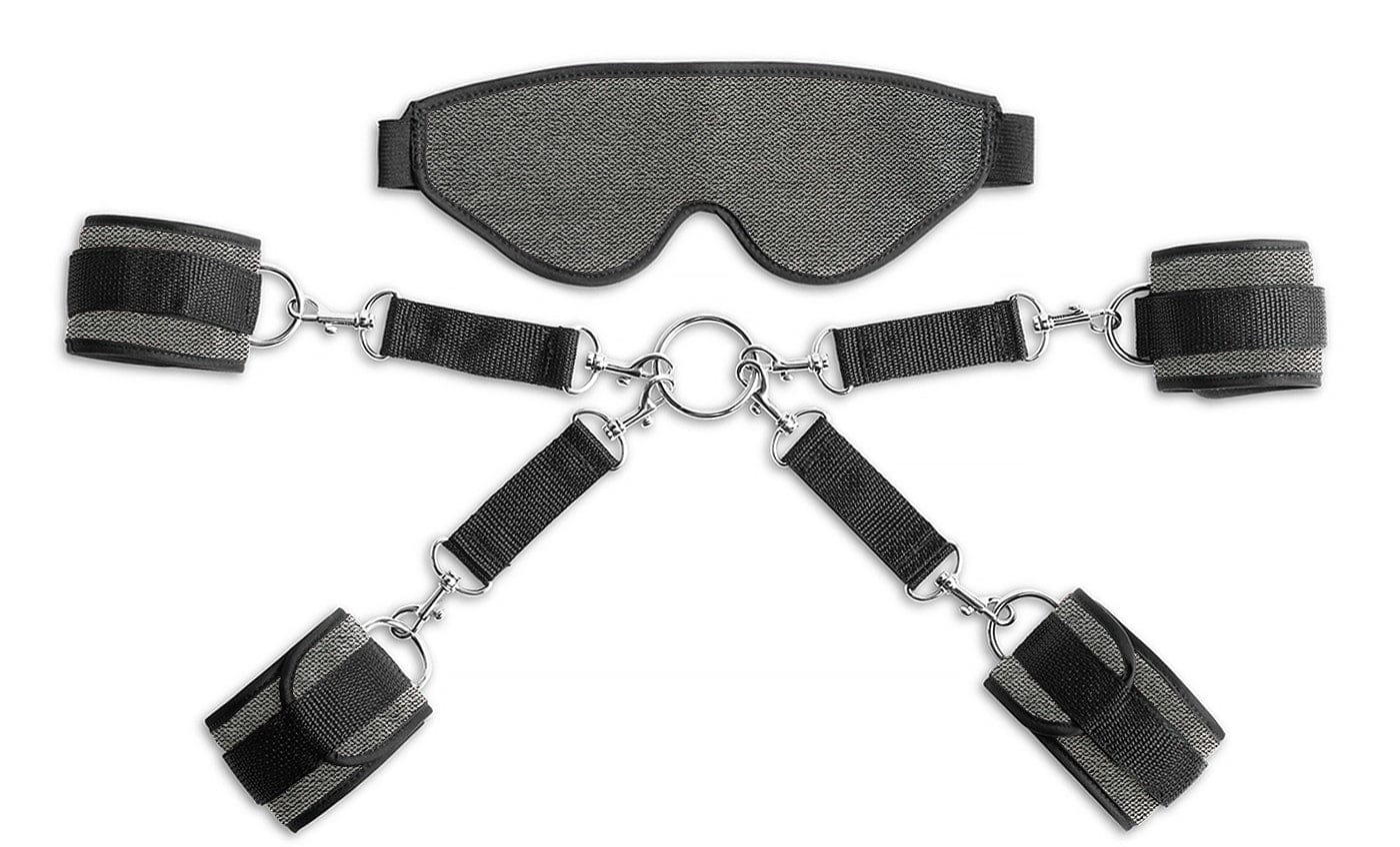 Liberator Premium Deluxe Bond Cuff and Soft Blindfold Kit for Intimate Moments