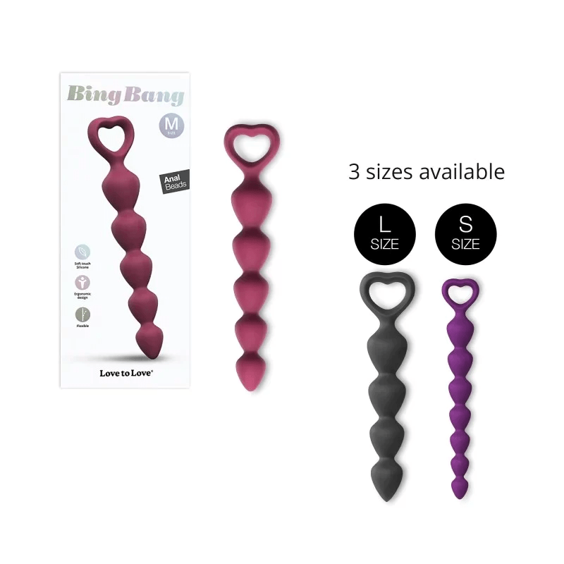 Medium-sized Love To Love Bing Bang Anal Plug for Explosive Pleasure