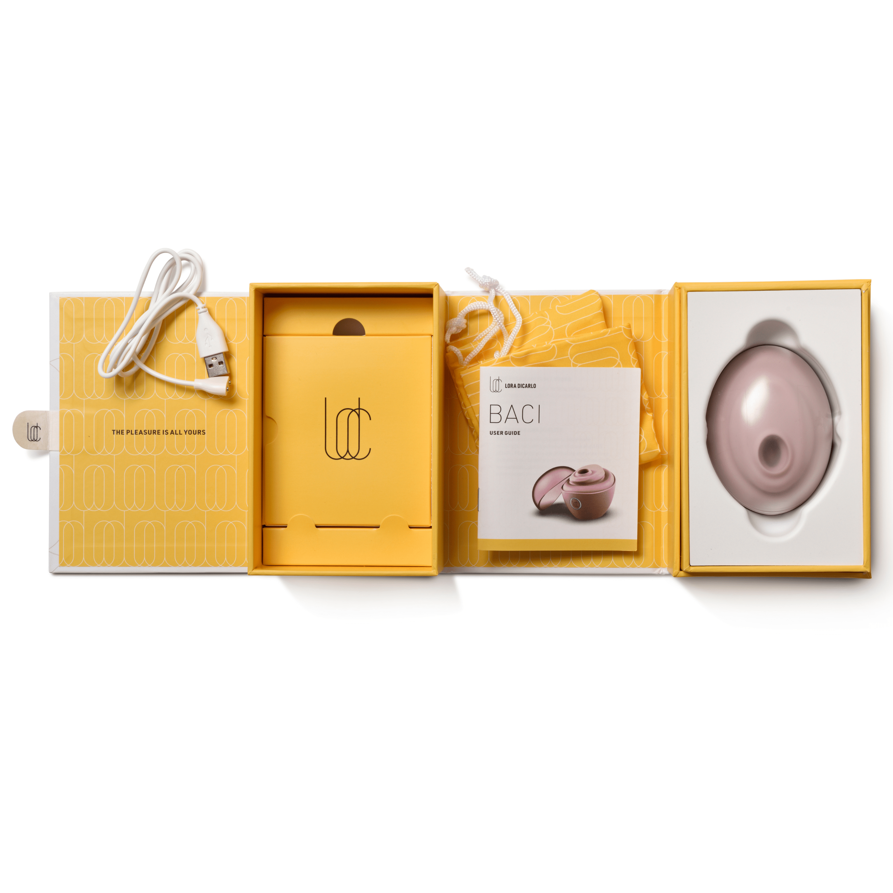 Lora DiCarlo Baci Clitoral Stimulator - Experience the Mind - Blowing Oral Sensation Anytime