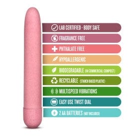 Blush Gaia Sustainable and Biodegradable Eco-Friendly Vibrator for Ultimate Pleasure