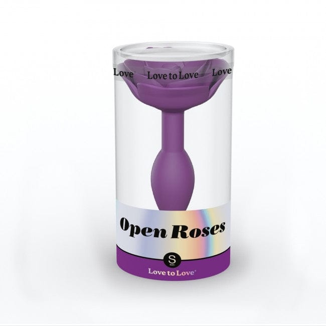 Love to Love Open Roses Small-sized Luxury Silicone Anal Butt Plug for Intense Anal Pleasure