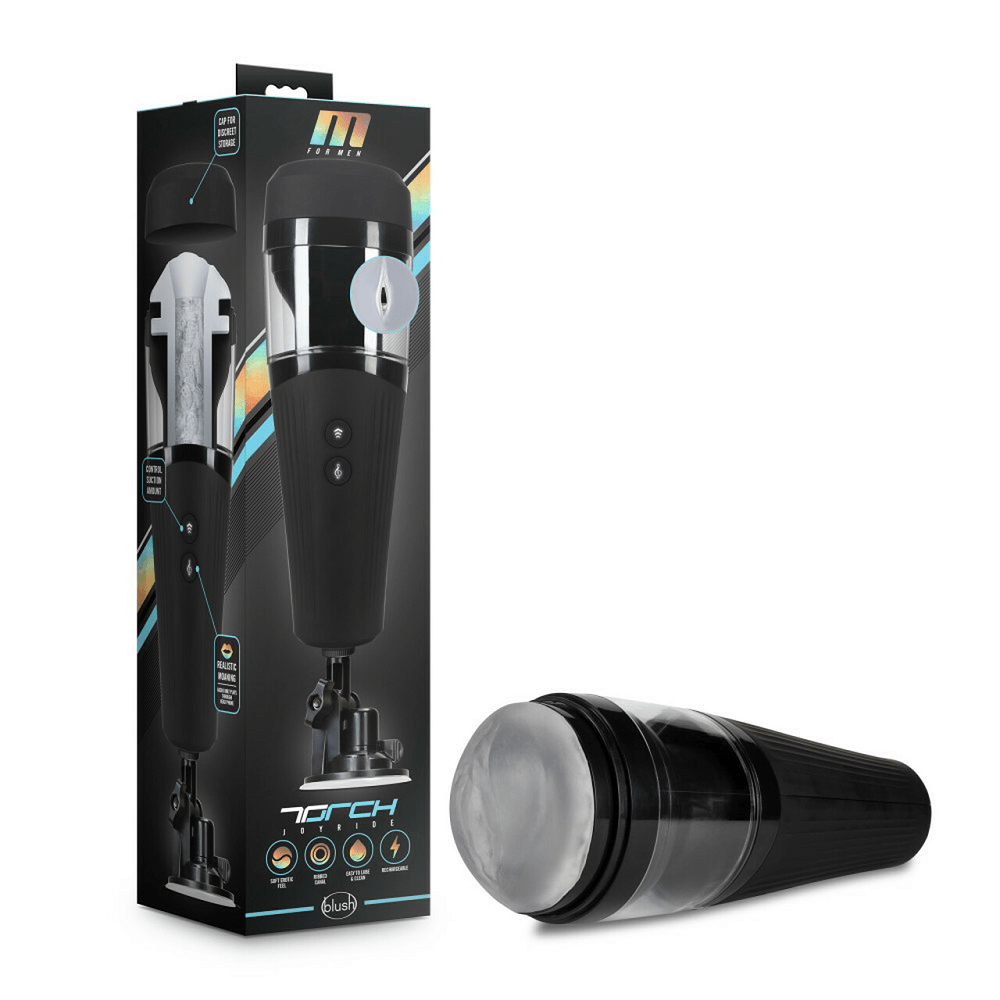 Blush Torch Joyride High - Tech Rapid Thrusting Male Masturbation Device