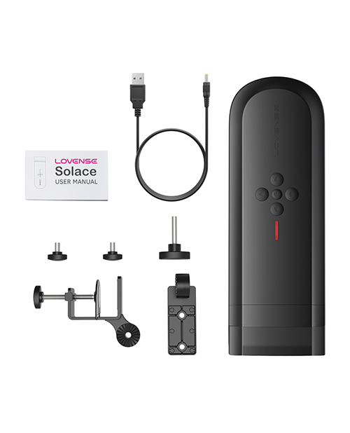 Lovense Solace Bluetooth-Controlled Auto-Thrusting Male Masturbator for Ultimate Pleasure