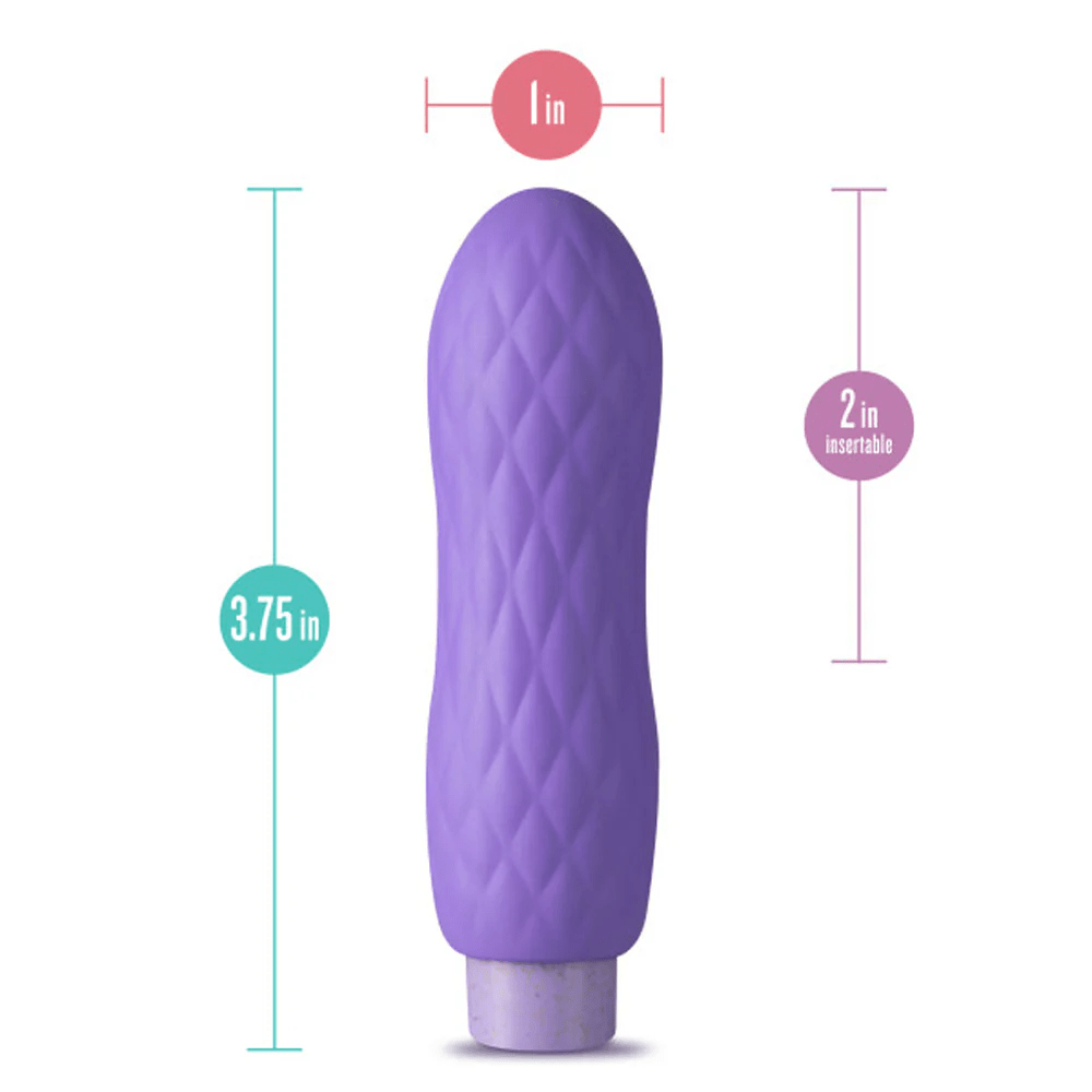 Blush Gaia Eco-Friendly Lilac Vibrator with 10 Vibration Modes