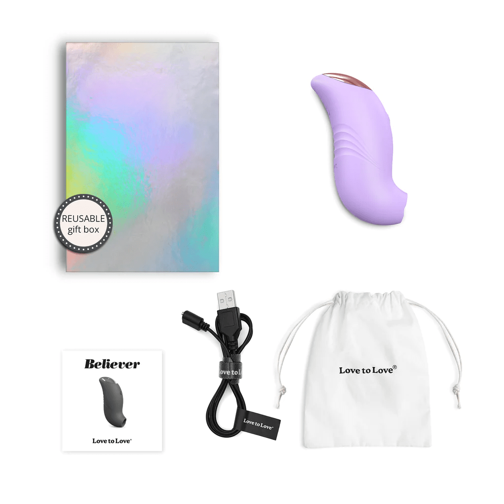 Love To Love Believer: A Compact & Waterproof Clitoral Stimulator with 5 Intensity Levels