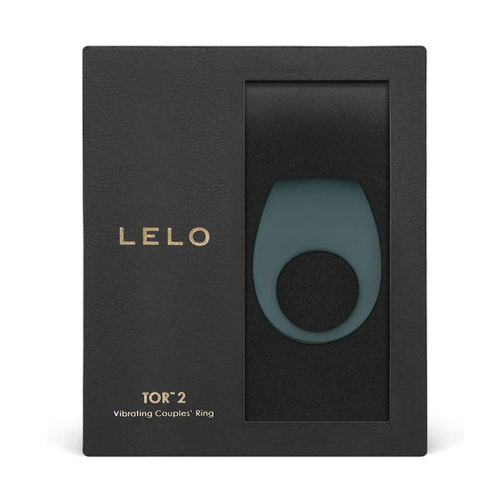 Lelo Tor 2 Rechargeable Waterproof Vibrating Cock Ring for Couples