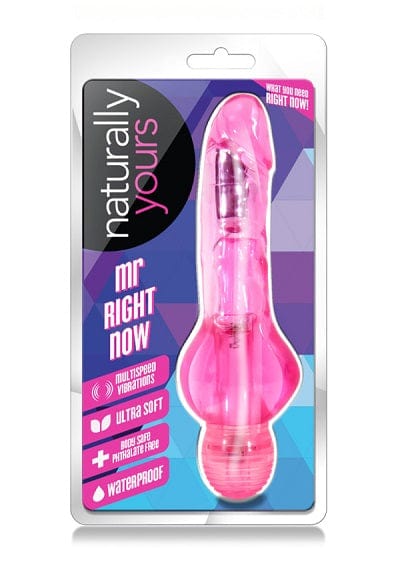 Pink Naturally Yours Blush Vibrator - Mr. Right for Instant Pleasure