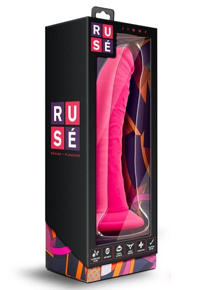 Hot Pink Blush Ruse Realistic Pleasure Dildo - 7 Inches Insertable