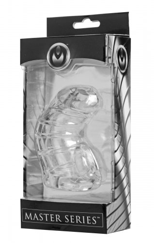Master Series Premium Detained Soft Body Male Chastity Cage for Discreet and Comfortable Erection Restriction