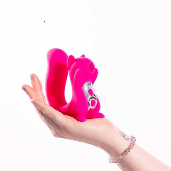 Natalie's Toybox Screaming Squirrel Advanced Air Pulse and G-Spot Pleasure Vibrator for Intense Sensations