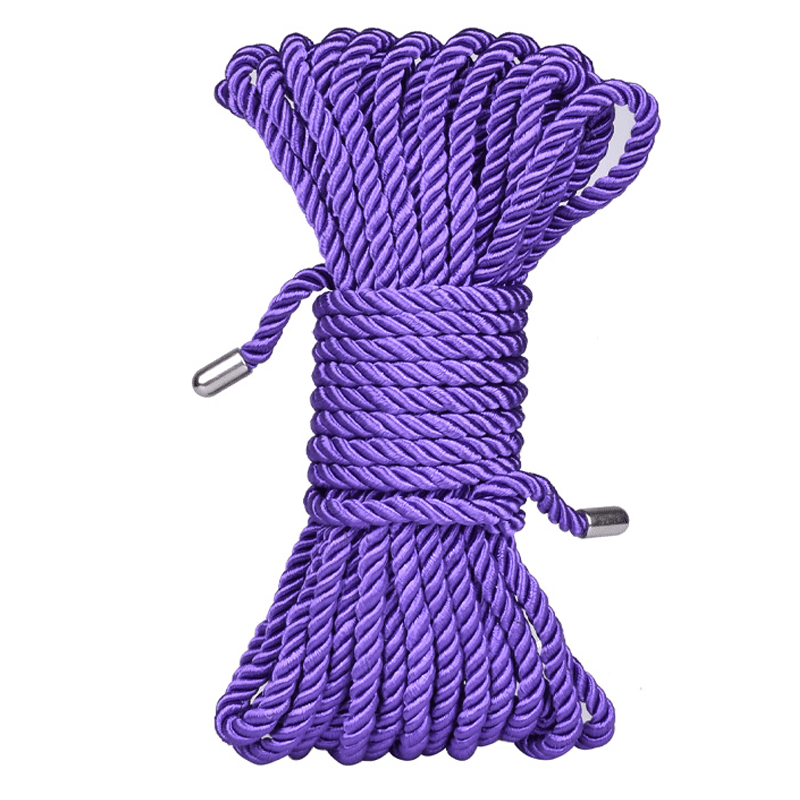 Purple Deluxe Nobu Silky Polyester Bondage Rope for Sensual Play
