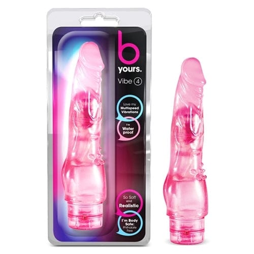 Blush B Yours Realistic 8-Inch Vibrator - Vibe #4 with Adjustable Speeds