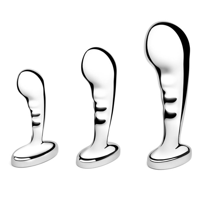 b-Vibe Premium Stainless Steel Prostate (P-Spot) Training Set for Precise Prostate Training