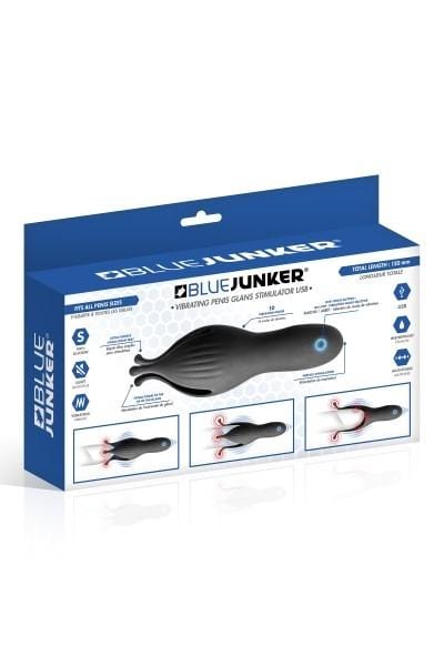 Blue Junker Premium Silicone Penis Head and Testicle Stimulator for Male Masturbation