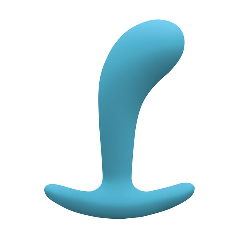 NS Novelties Medium Blue Firefly Contour Anal Plug for Glow-in-the-Dark Pleasure