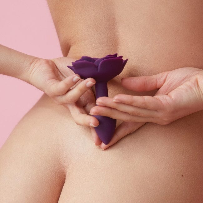 Love to Love Open Roses Small-sized Luxury Silicone Anal Butt Plug for Intense Anal Pleasure