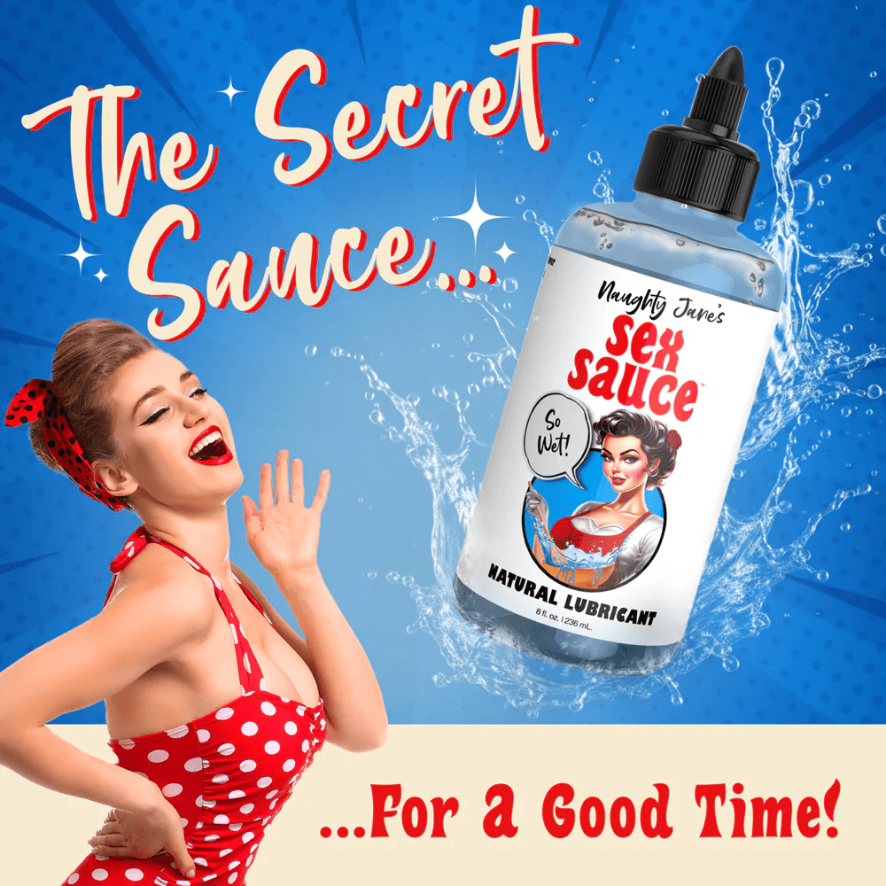 Naughty Jane's Premium Natural Water - Based Sex Lubricant for Intimate Moments