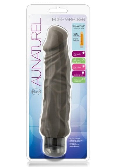 Brown Waterproof 9.5-inch Blush Au Naturel Realistic Pleasure Dildo