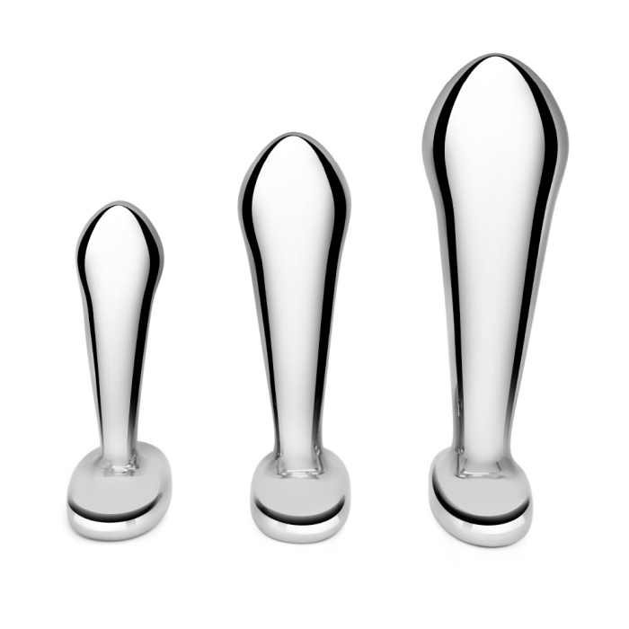 b-Vibe Premium Stainless Steel Prostate (P-Spot) Training Set for Precise Prostate Training
