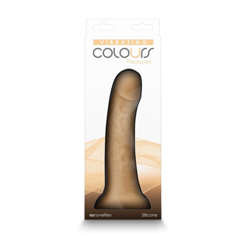 NS Novelties Colorful Pleasures 7-Inch Rechargeable Smooth Vibrating Dildo