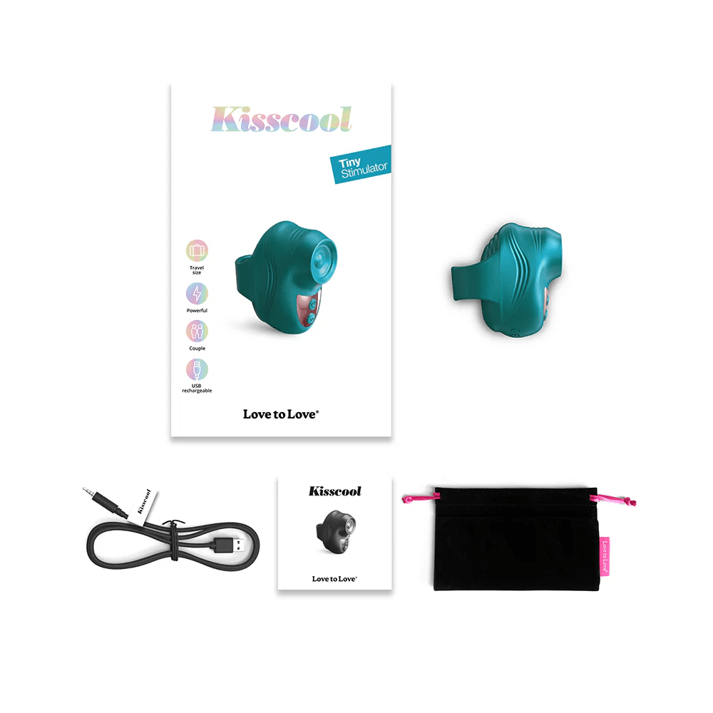Love to Love Kisscool Miniature Fingertip Pleasure Stimulator for Intimate Experiences
