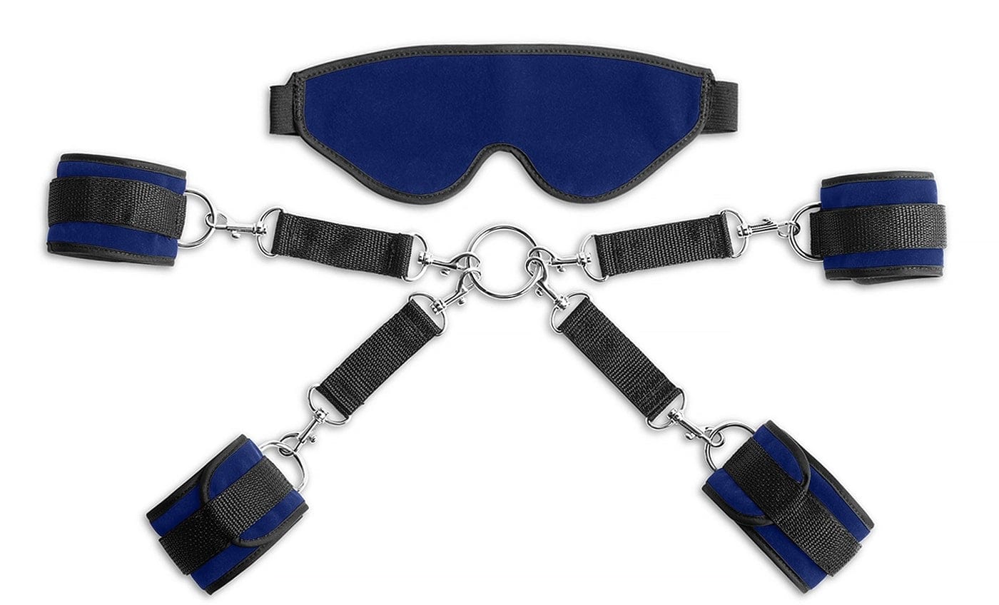 Liberator Premium Deluxe Bond Cuff and Soft Blindfold Kit for Intimate Moments