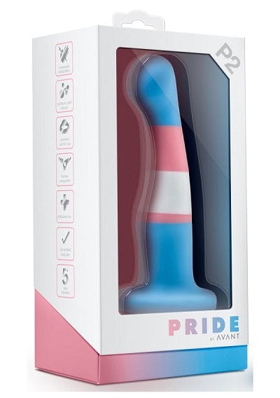 Blush Avant True Blue Pride P2 Anal and Vaginal Dildo for Intense Pleasure