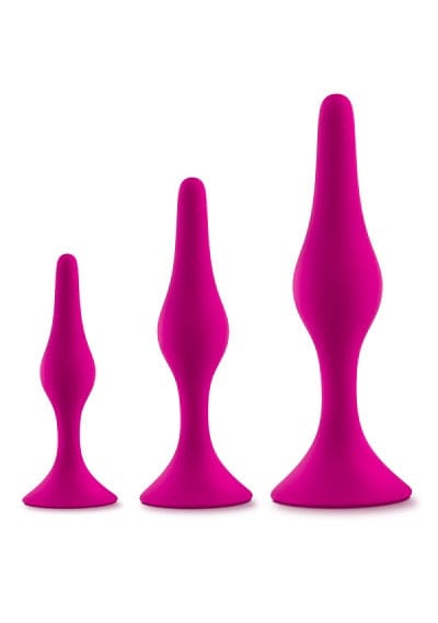 Blush Luxe Pink Premium Beginner Anal Plug Starter Kit for Safe and Enjoyable Anal Exploration