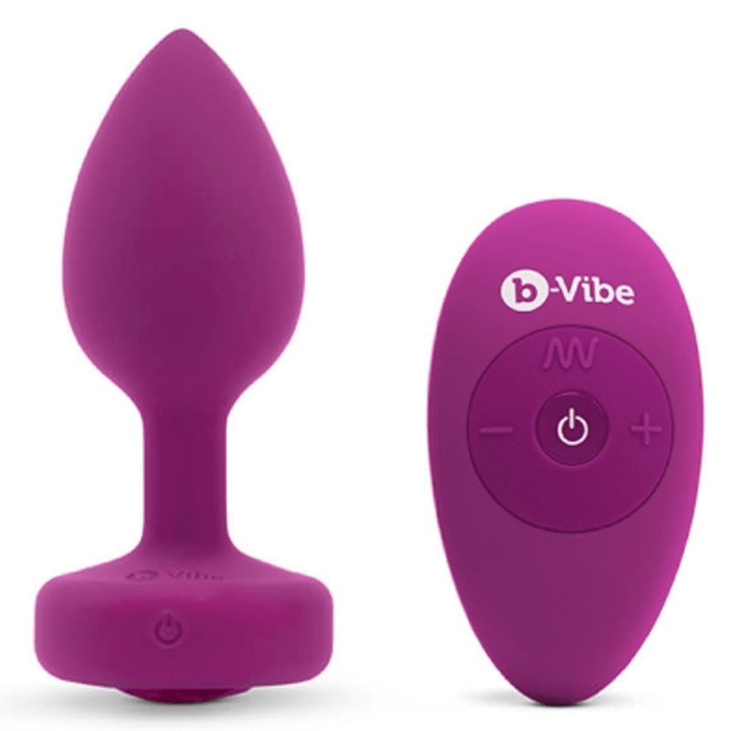 b-Vibe Luxury Jewel Remote-Controlled Anal Vibrating Plug with 6 Levels & 15 Patterns