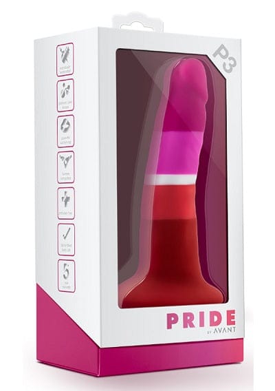 Blush Avant Pride P3 Handmade Artisanal Beauty Dildo Plug for Pleasure Seekers