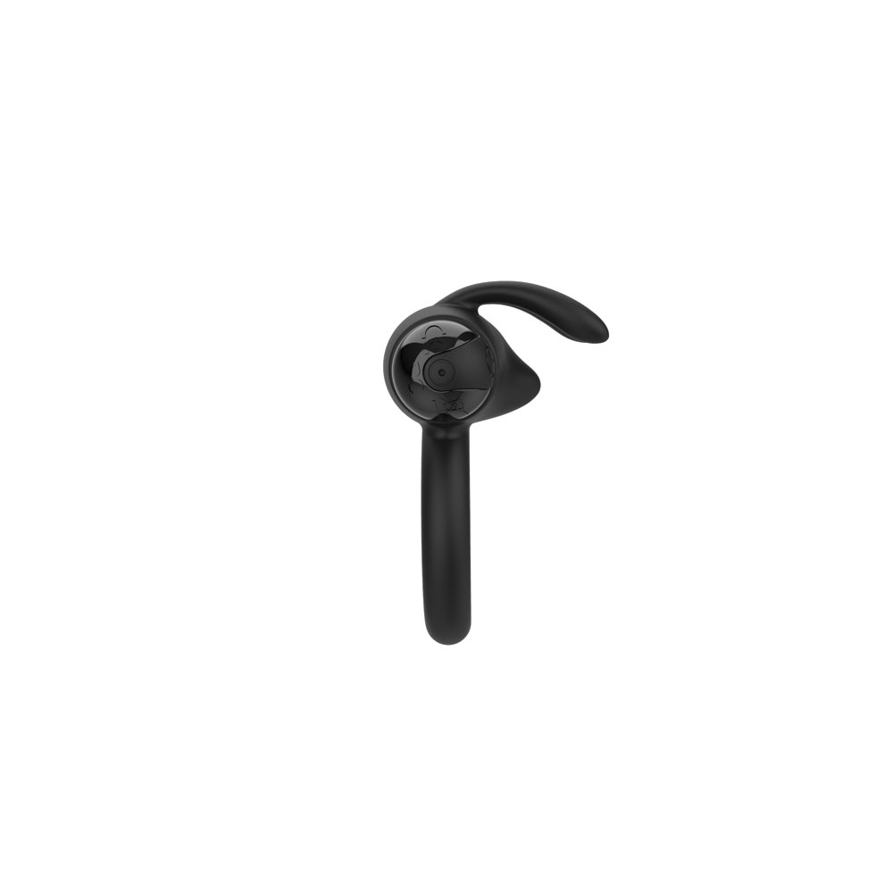 Rechargeable Vibrating Nobu Onyx Cockring for Enhanced Sensual Experience