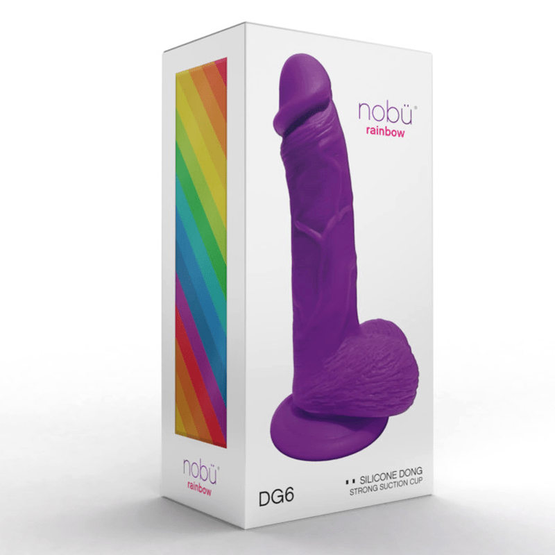 Nobu Rainbow DG6 Soft and Flexible Medical - Grade Silicone Dong