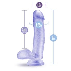 Blush B Yours Clear Sweet and Firm Dildo - Ideal for Pleasure Seekers