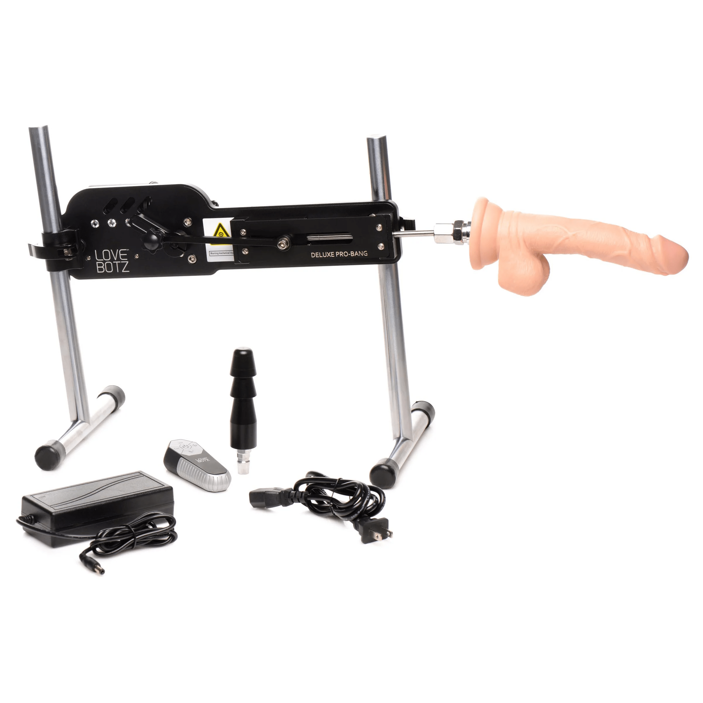 LoveBotz Deluxe Pro-Bang Remote-Controlled Sex Machine with Adjustable Features